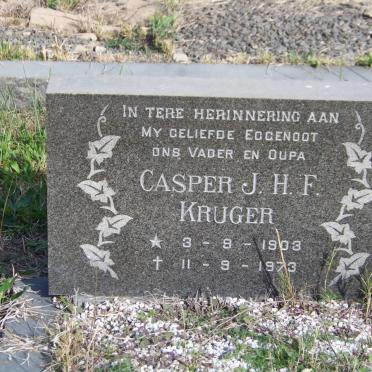 KRUGER Casper J.H.F. 1903-1973