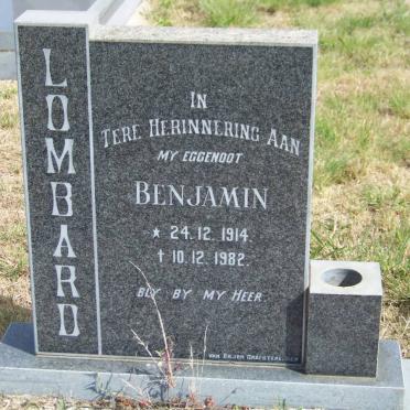 LOMBARD Benjamin 1914-1982