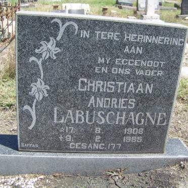 LABUSCHAGNE Christiaan Andries 1908-1985