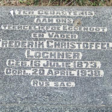 LOCHNER Frederik Christoffel 1873-1938