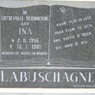 LABUSCHAGNE Ina 1956-1981