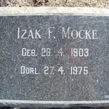 MOCKE Izak F. 1903-1975