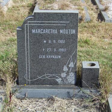 MOUTON Margaretha nee KRYNAUW 1902-1983