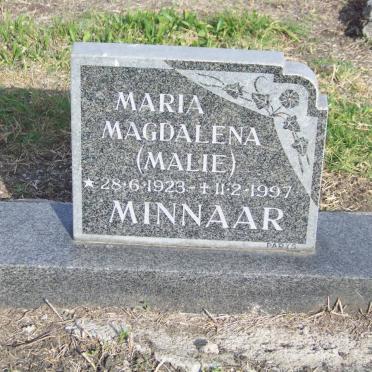 MINNAAR Maria Magdalena 1923-1997