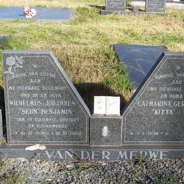 MERWE Wilhelmus Johannes Benjamin, van der 1936-1992 &amp; Catharina Germina 1938-