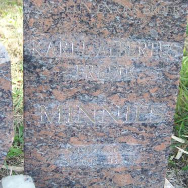 MINNIES Karel Albertus Fredie 1965-2002
