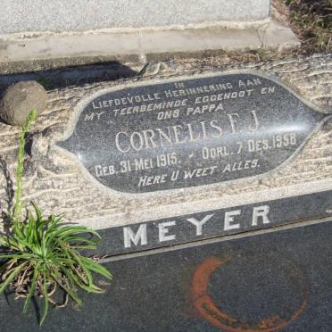 MEYER Cornelis F.J. 1915-1958
