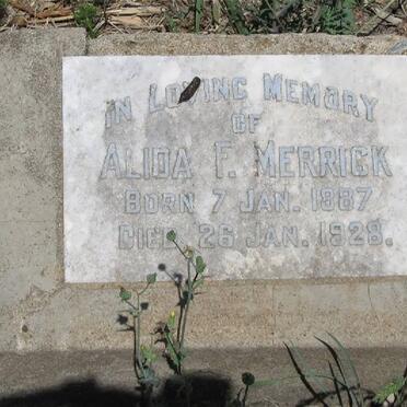 MERRICK Alida F. 1887-1928