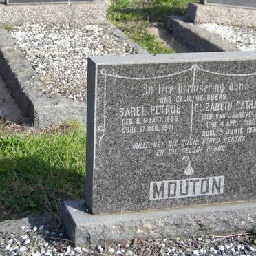 MOUTON Sarel Petrus 1893-1971 &amp; Elizabeth Catharina VAN JAARSVELDT 1900-1974
