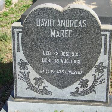 MAREE David Andreas 1905-1969