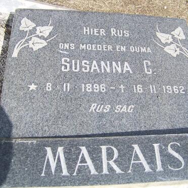 MARAIS Susanna C. 1896-1962