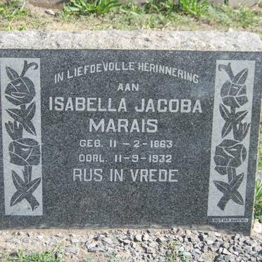 MARAIS Isabella Jacoba 1863-1932