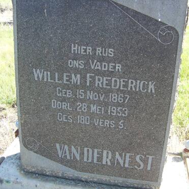 NEST Willem Frederick, van der 1867-1953