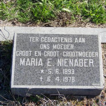 NIENABER Maria E. 1893-1978