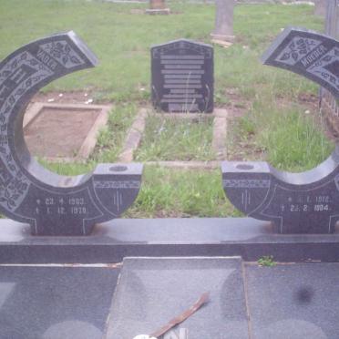 NAUDE Hennie 1903-1978 &amp; Annie 1912-1984