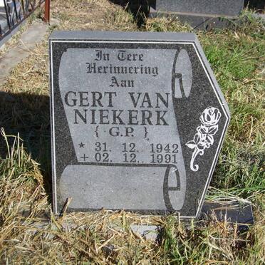 NIEKERK G.P., van 1942-1991