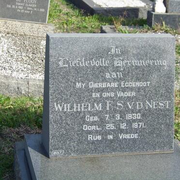NEST Wilhelm F.S., v.d. 1930-1971