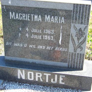 NORTJE Margrietha Maria 1963-1963