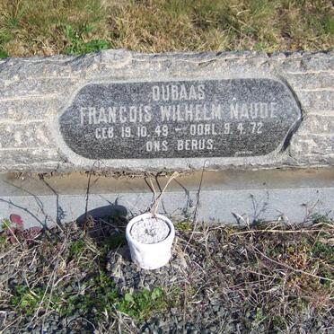 NAUDE Francois Wilhelm 1949-1972