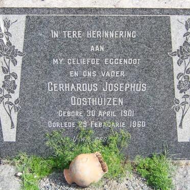 OOSTHUIZEN Gerhardus Josephus 1901-1960