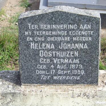 OOSTHUIZEN Helena Johanna nee VERMAAK 1879-1950