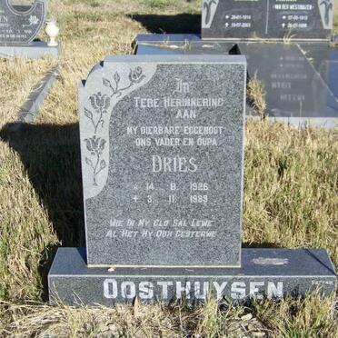 OOSTHUYSEN Dries 1926-1989