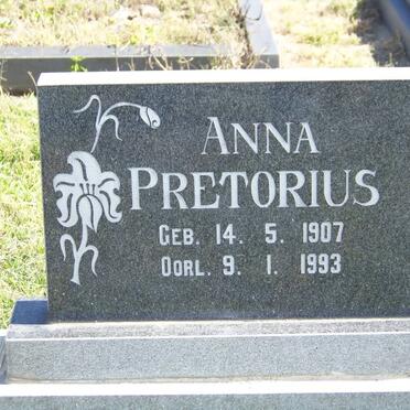 PRETORIUS Anna 1907-1993