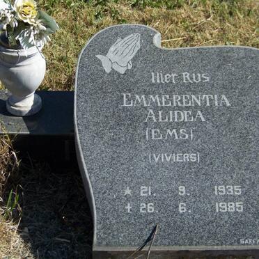 PIETERS Emmerentia Alidea nee VIVIERS 1935-1985