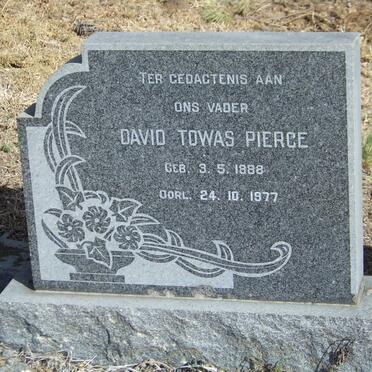 PIERCE David Towas 1888-1977