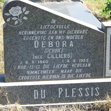 PLESSIS Debora, du nee CILLIERS 1940-1983