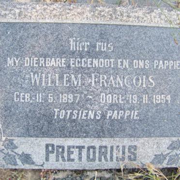 PRETORIUS Willem Francois 1897-1954