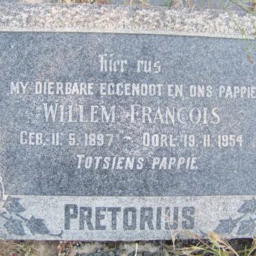 PRETORIUS Willem Francois 1897-1954