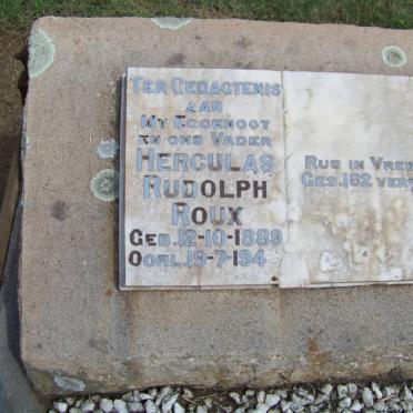 ROUX Herculas Rudolph 1889-1940