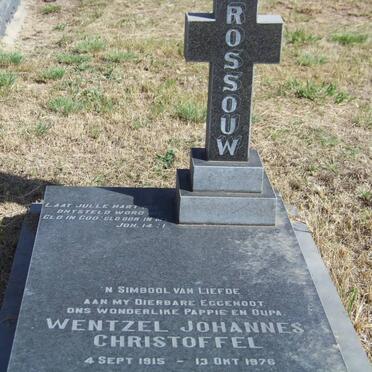 ROSSOUW Wentzel Johannes Christoffel 1915-1976
