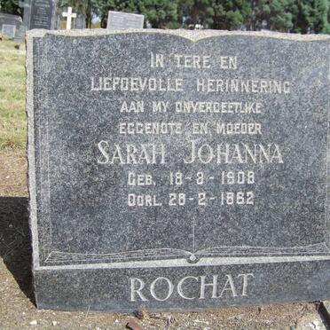 ROCHAT Sarah Johanna 1909-1962
