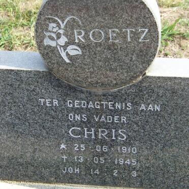 ROETZ Chris 1910-1945