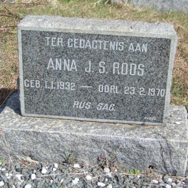 ROOS Anna J.S. 1932-1970