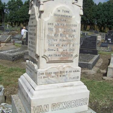 RENSBURG Helet Lefina, J. van nee BOSHOFF 1873-1940