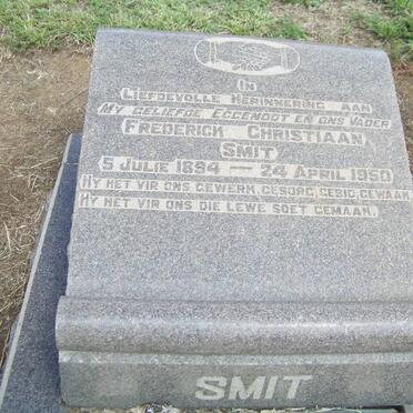 SMIT Frederick Christiaan 1894-1950