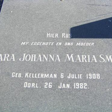 SMITH Sara Johanna Maria nee KELLERMAN 1908-1982