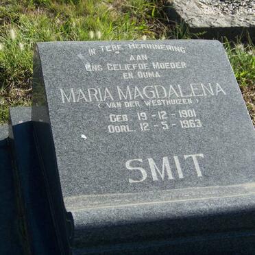 SMIT Jacobus Alwyn 1896-1956 &amp; Maria Magdalena VAN DER WESTHUIZEN 1901-1963