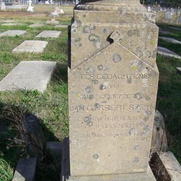 STEYN Jan Gysbert -1898
