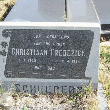 SCHEEPERS Christiaan Frederick 1932-1984