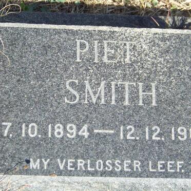 SMITH Piet 1894-1966