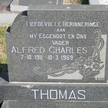 THOMAS Alfred Charles 1911-1969
