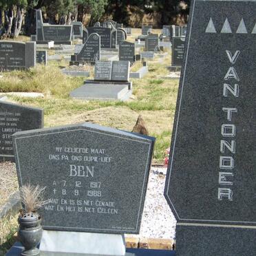 TONDER Ben, van 1917-1988