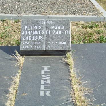 TESNER Petrus Johannes Jacobus 1919-1978 &amp; Maria Elizabeth 1938-