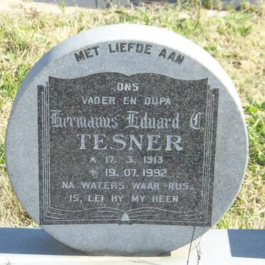 TESNER Hermanus Eduard C. 1913-1992 &amp; Maria Susanna 1926-1984 _1