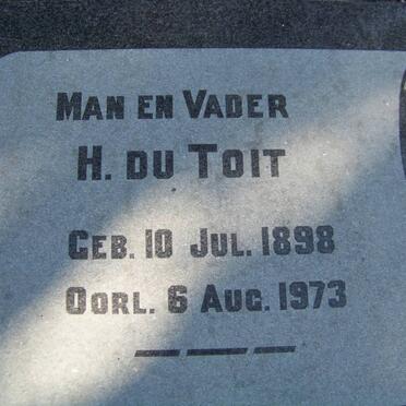 TOIT H., du 1898-1973