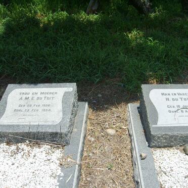 TOIT H., du 1898-1973 &amp; A.M.E. 1906-1954